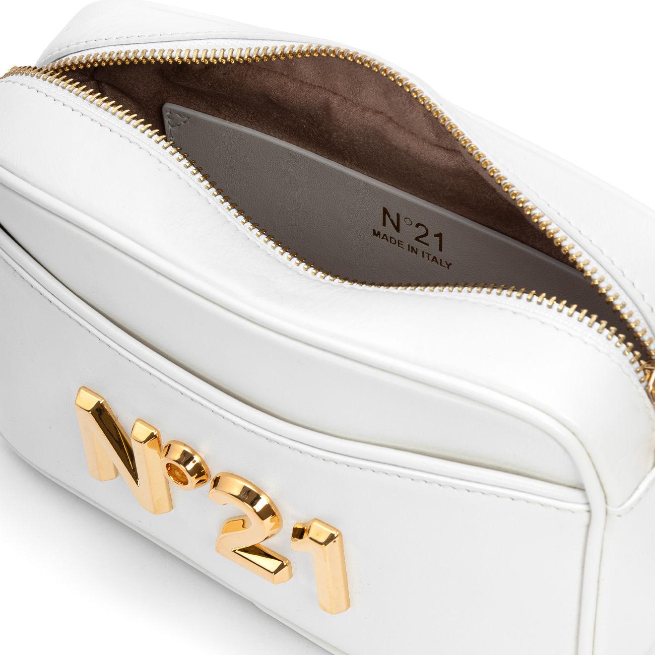 N°21 Borsa Camera Bag In Pelle Donna Bianco N21/22EBP0920TR01 W001WHITE 