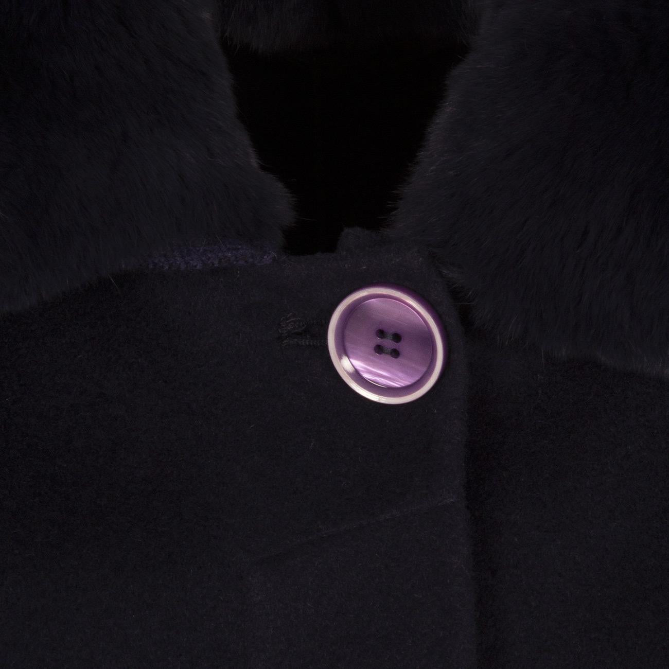 Cappa In Cashmere E Lana Merino Donna Night Blue 23IMT307.0TC 794 NIGHT BLUE DIEGO M 