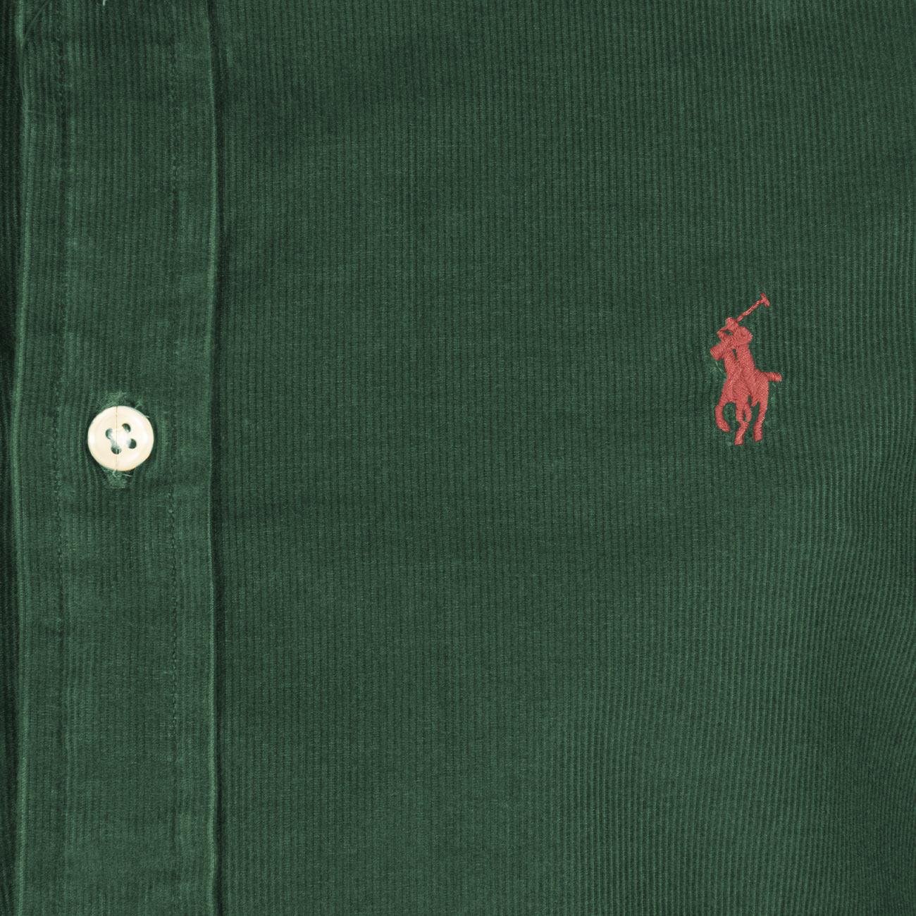 Camicia A Coste Uomo Hunt Club Green 710818761 018 HUNT CLUB GREEN POLO RALPH LAUREN 