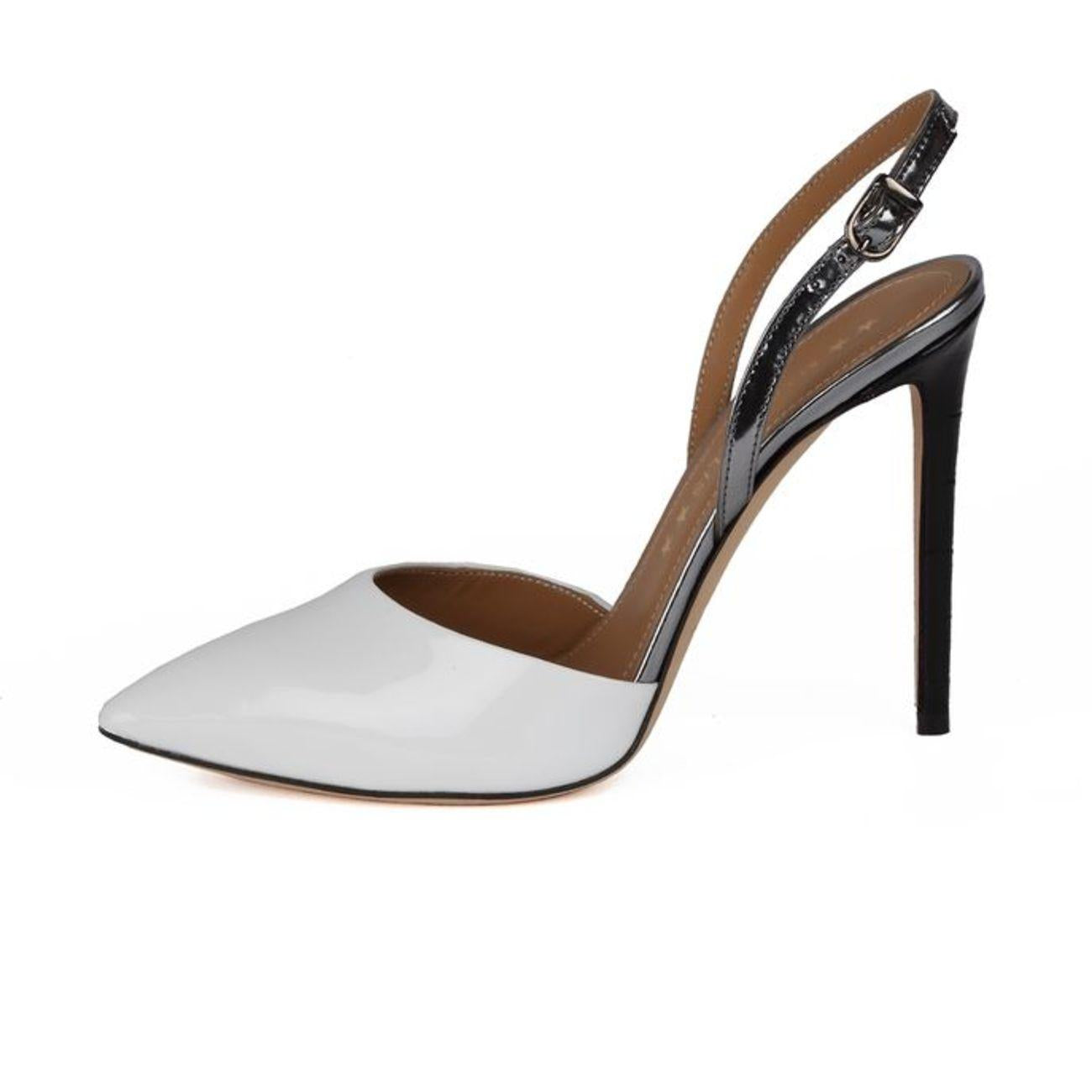 Décolleté In Vernice Donna Bianco MARC/MA3004/VERNICE BIANCO MARC ELLIS 