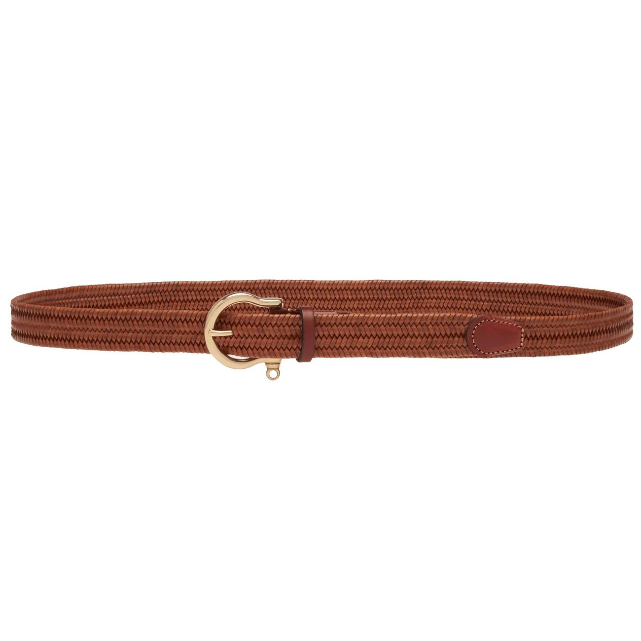 Cintura Leather Elastic Donna Marrone ATHISON 156 BROWN ATHISON 