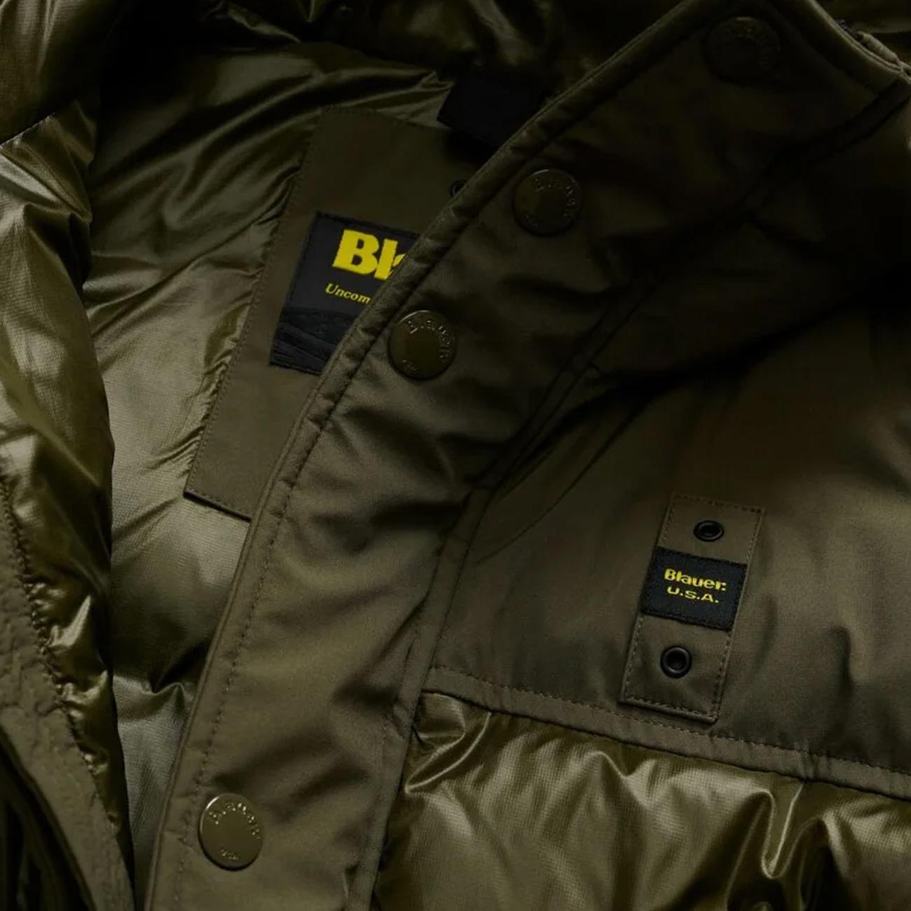 Piumino Brook 25WBLUC03143-006355 670 VERDE BOSCO BLAUER 