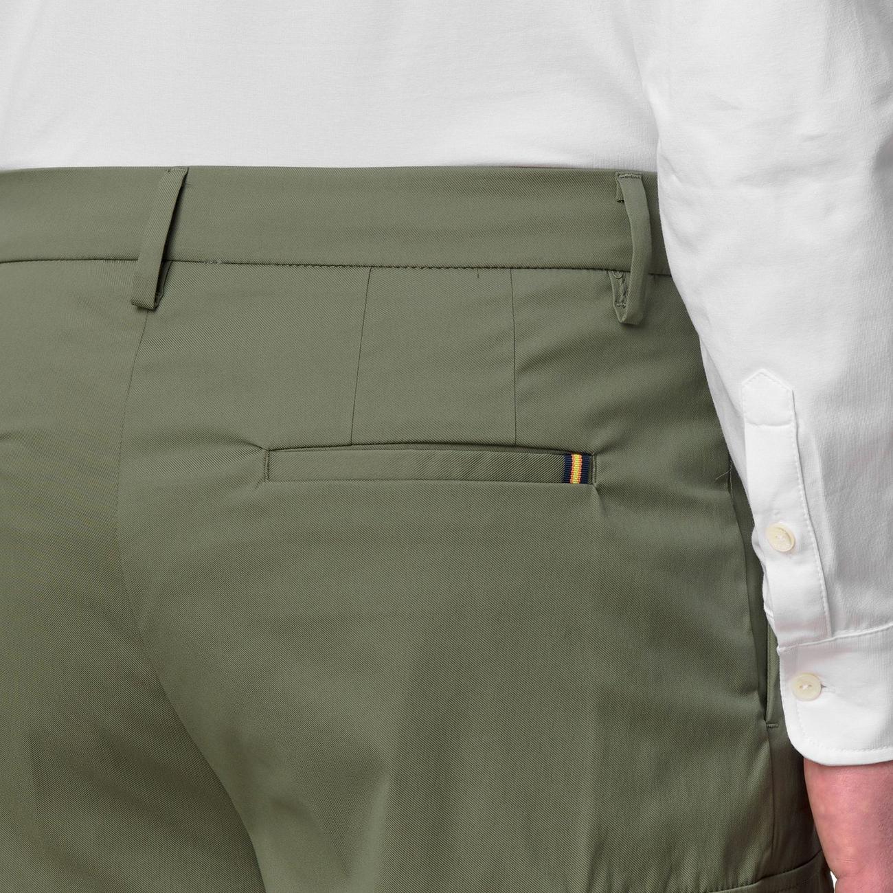 Serje Twill Tech K6133NW V15 GREEN LICHEN K-WAY 