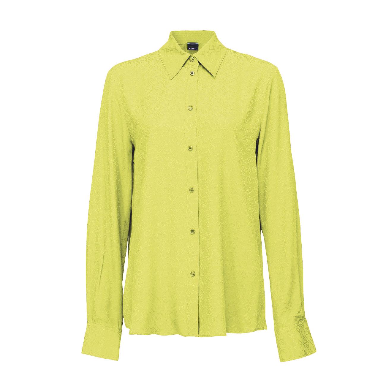 Camicia Smorzare Donna Giallo Lime 100121/A01P S63 GIALLO LIME PINKO 