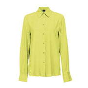 Camicia Smorzare Donna Giallo Lime 100121/A01P S63 GIALLO LIME PINKO 