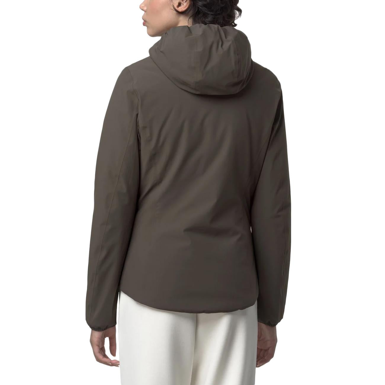 Lily ST Warm Reversible K6128TW B42 BLACK OLIVE - GREEN K-WAY 