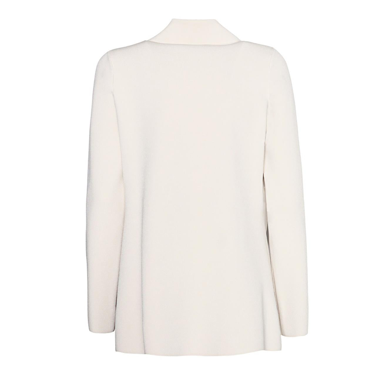 Giacca Doppio Petto Donna Bianco 58287 1BIAN-BIANCO D.EXTERIOR 