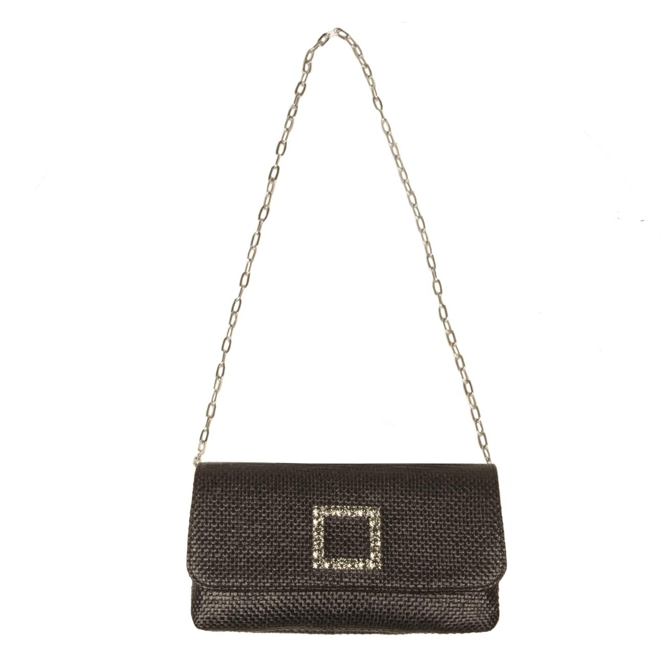 Pochette Mini Raffia Donna Nero CAPRILUX NERO ROBERTO FESTA 