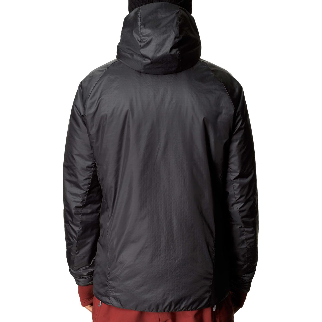 GIACCA U. IMPERMEABILE C/CAPP + F/ZIP HOUDINI 820007 900 TRUE BLACK HOUDINI 