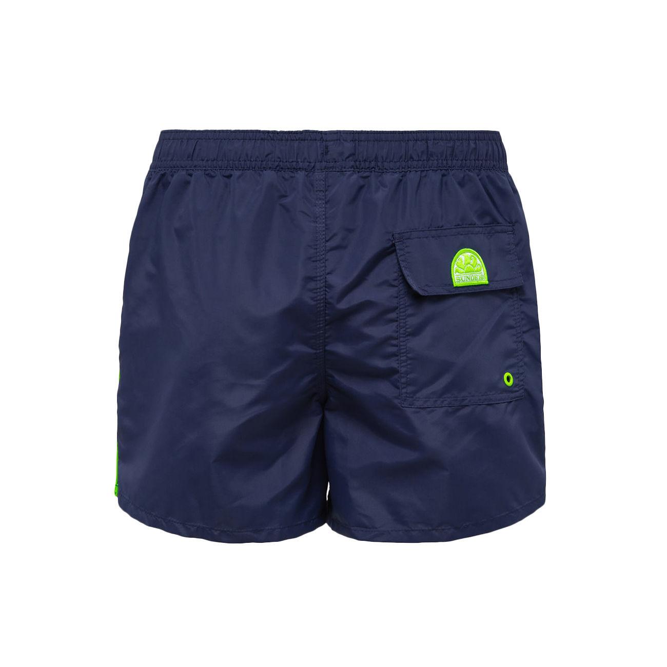 Costume Da Bagno Corto Vita Elasticata Uomo Navy M700BDTA100 00704NAVY SUNDEK 