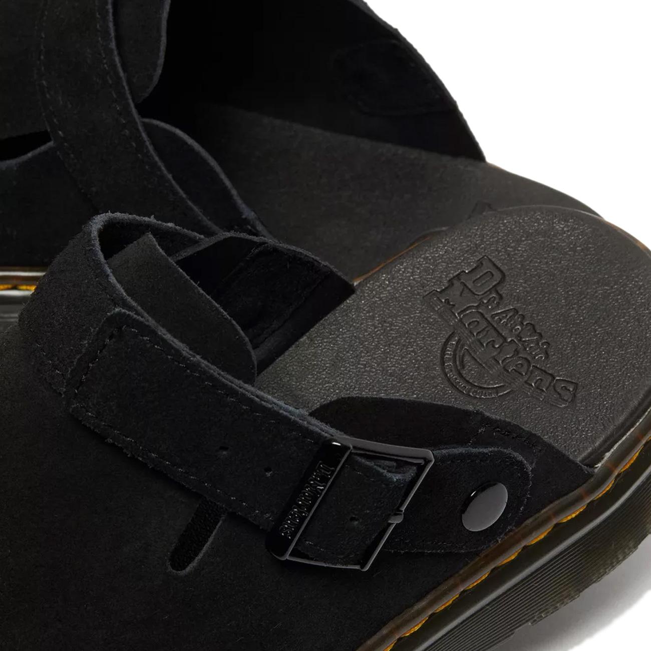  27410001 BLACK E H SUEDE DR.MARTENS 