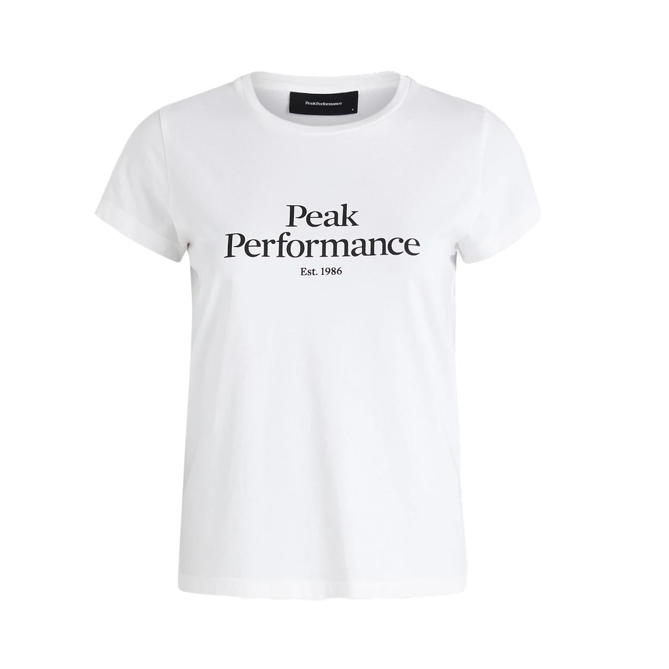 T-Shirt Original Donna Off White Black G77700 320 OFFWHITE/BLACK PEAK PERFORMANCE 
