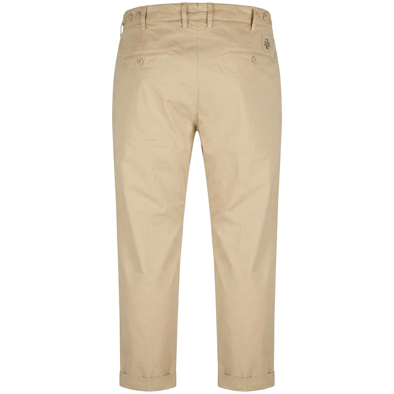 Pantalone Henry Cropped Slim Fit-Tinto Reattivo Gabardina JUM_P0003 001 S2544 TR C99 LIGHT BEIGE JACOB COHEN 