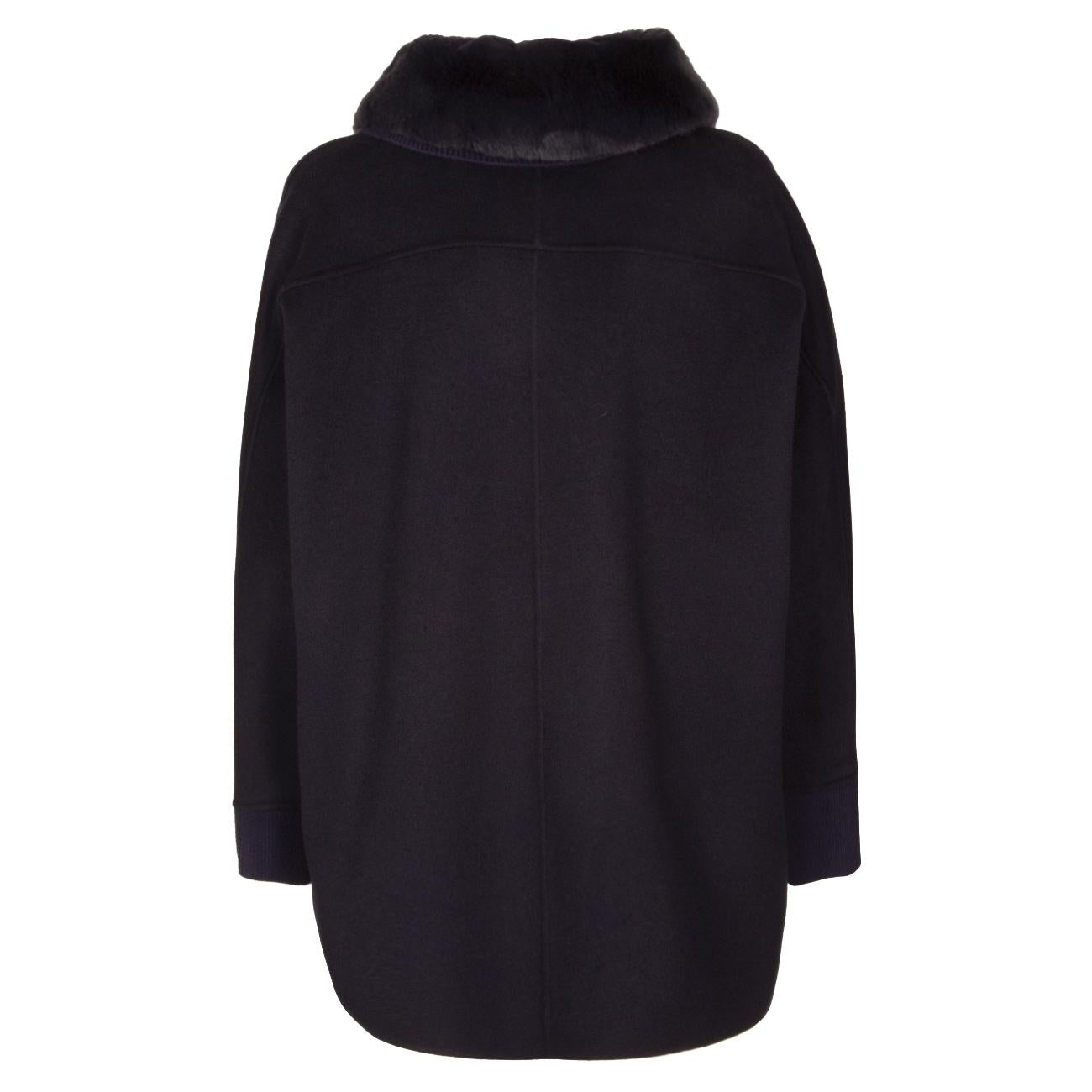 Cappa In Cashmere E Lana Merino Donna Night Blue 23IMT307.0TC 794 NIGHT BLUE DIEGO M 