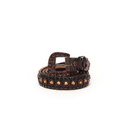 Cintura Bassa Borchiette Fibbia Swarovsky Donna Nero Bronzo SWABOBASSA NERO.BRONZO KIPPYS 