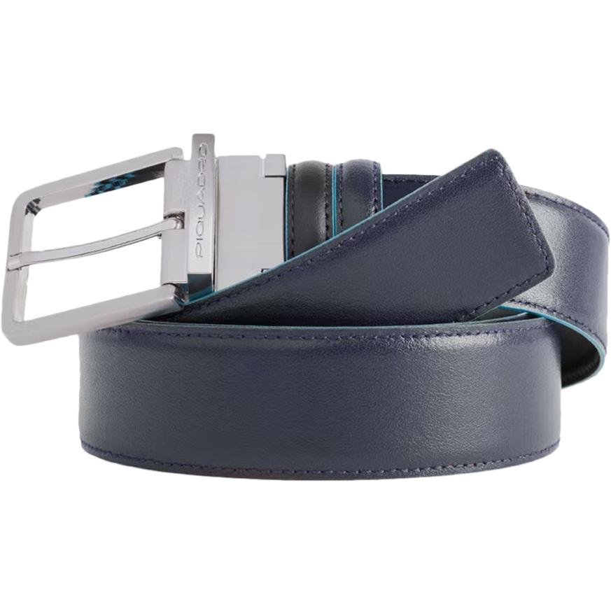 CINTURA U. REVERSIBILE C/FIBBIA AD ARDIGLIO PIQUADRO CU2619B2 NERO E BLU2 PIQUADRO 