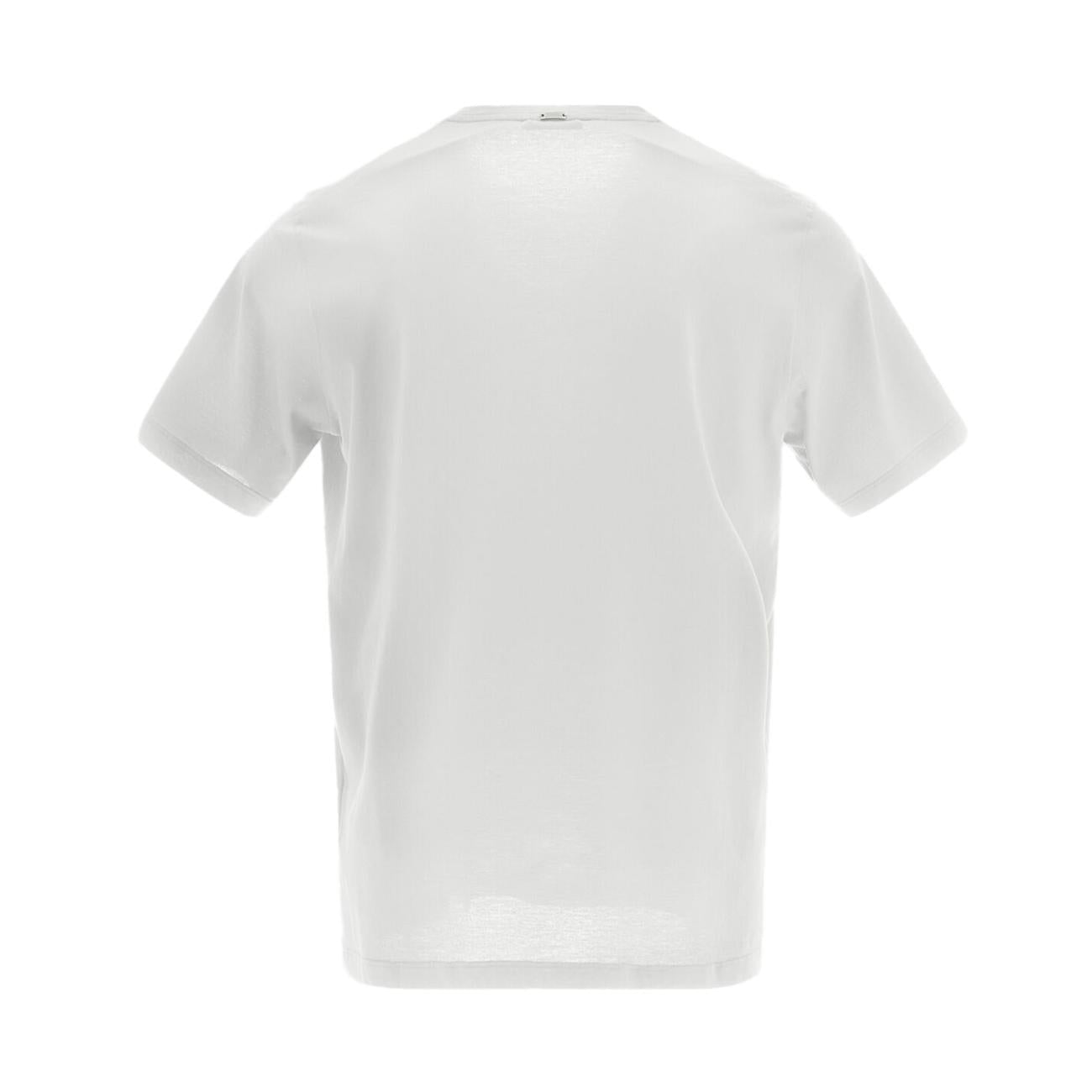 T-Shirt Crepe Uomo Bianco JG000166U52005 1000 BIANCO HERNO 