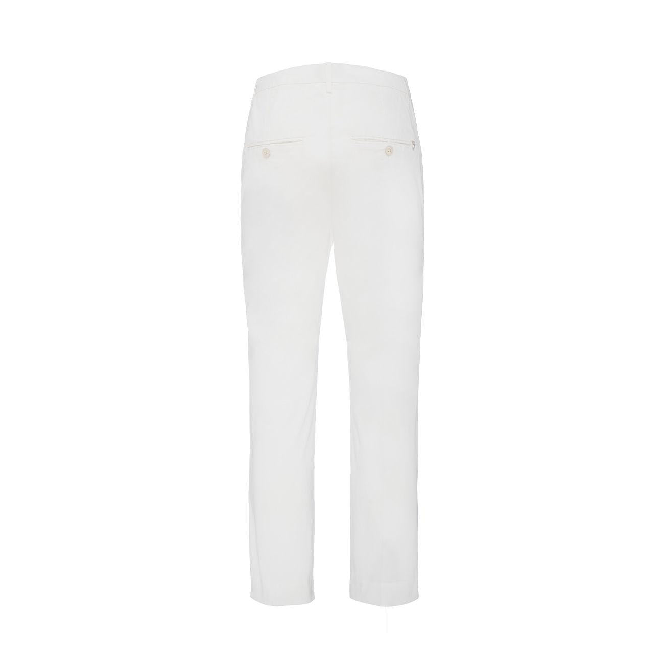 Pantaloni Nima Donna Bianco DP576/GSE046D/PTD 000BIANCO DONDUP 