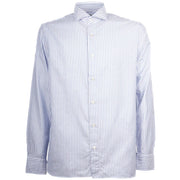 Camicia Slim Fit a Righe RG-OX 29 BIANCO AZZURRO MASCHERONI 