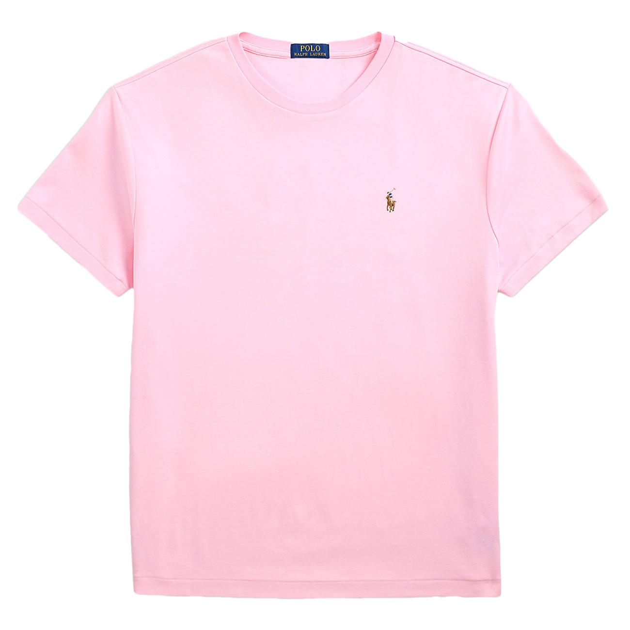 T-Shirt Slim Fit Uomo Carmel Pink 710740727 010 CARMEL PINK POLO RALPH LAUREN 