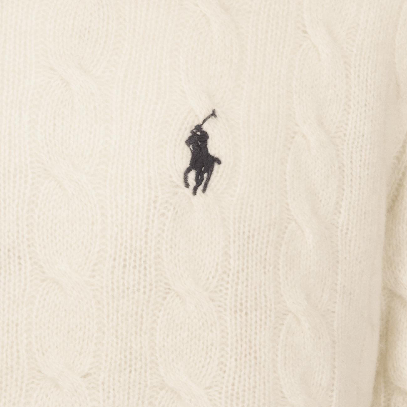 Maglia In Lana E Cashmere A Trecce 710876762 010 ANDOVER CREAM POLO RALPH LAUREN 