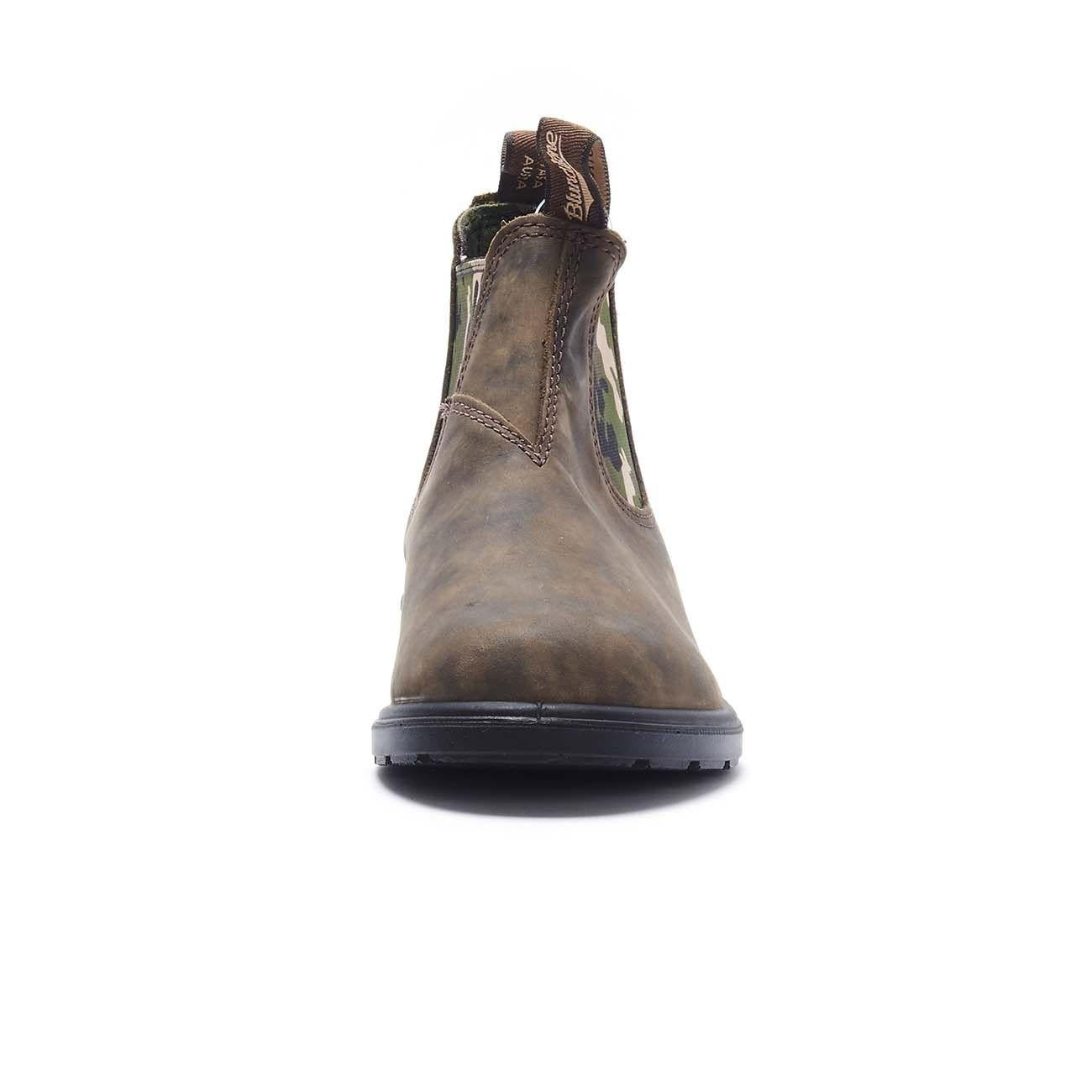 El Side Boot Rustic Bambino Brown Camouflage BCCAL0430/1640 BRWNCAMO BLUNDSTONE FOOTWEAR 