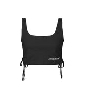 Top In Jersey Con Arricciature E Stampa Donna Nero HNW639 NERO HINNOMINATE 