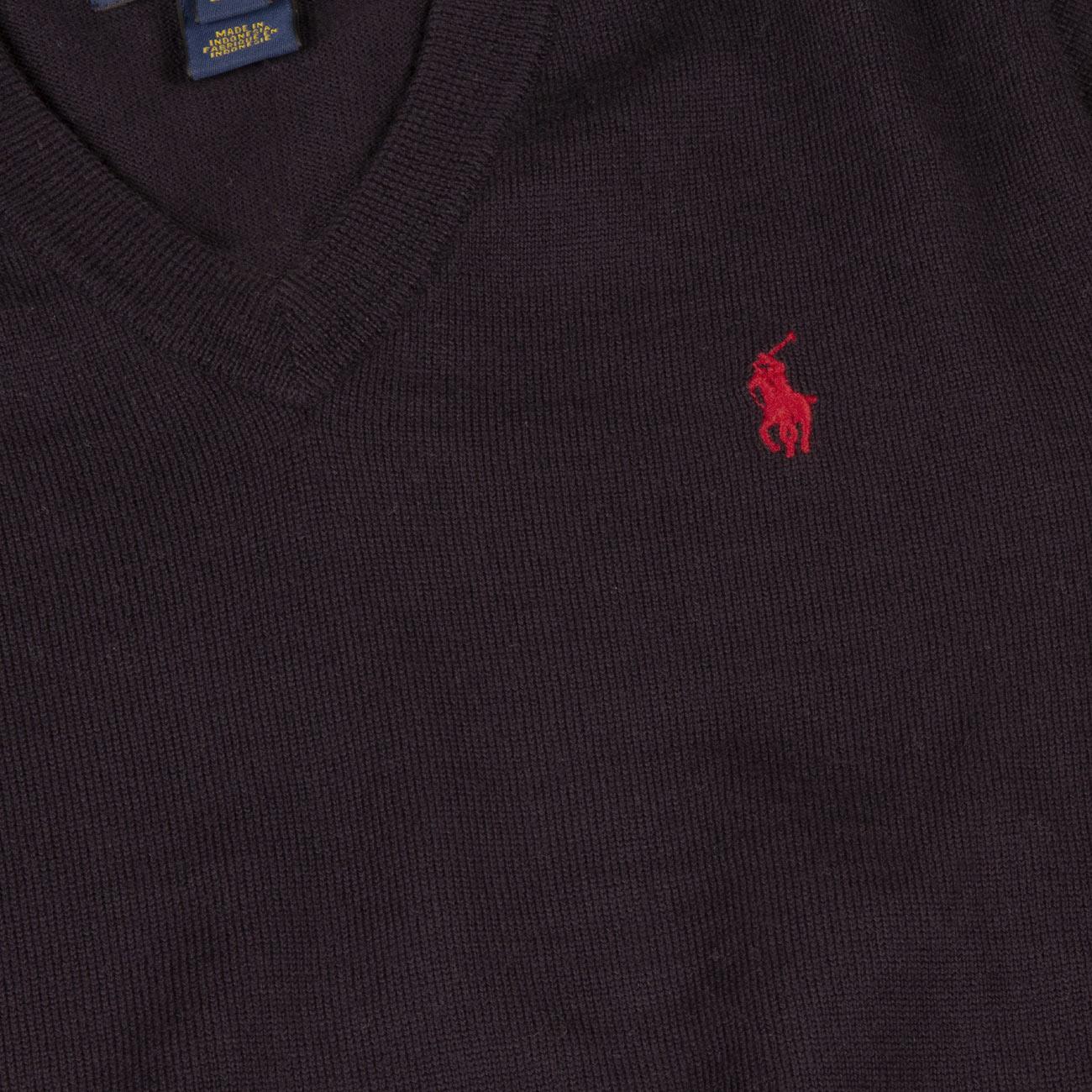 Pull Con Scollo A V Bimbo Blu Navy B40132F6-132F6 A49HN BLU NAVY POLO RALPH LAUREN 