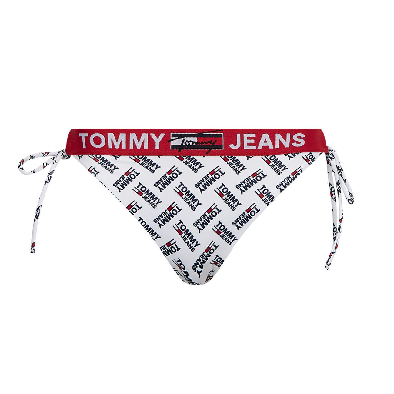 Costume Slip Logato Con Lacci Donna Bianco UW0UW02944 0K4TJWHITE TOMMY HILFIGER UNDERWEAR 