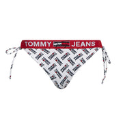 Costume Slip Logato Con Lacci Donna Bianco UW0UW02944 0K4TJWHITE TOMMY HILFIGER UNDERWEAR 