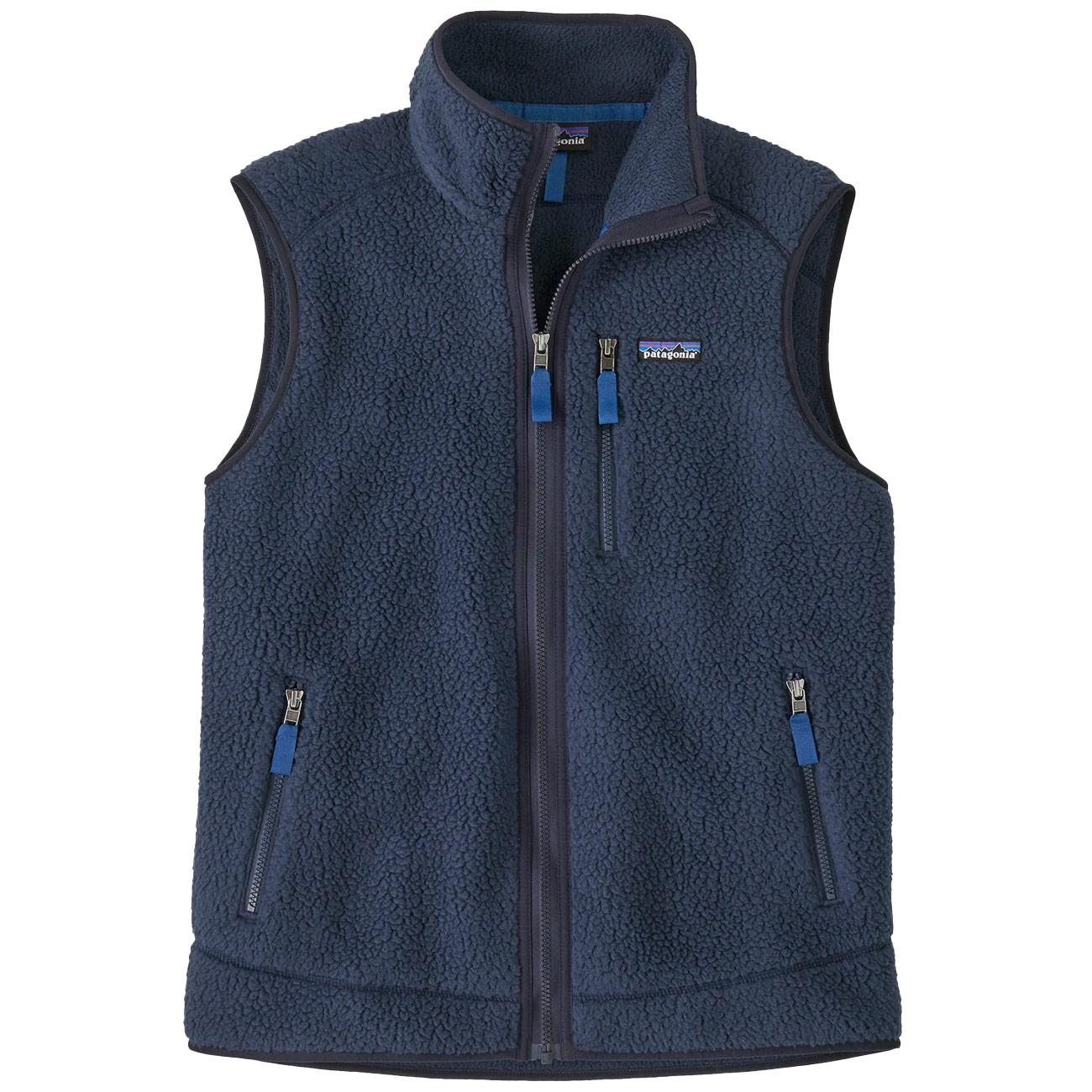 Gilet In Pile Retrò 22821 PNSM/PELICAN W/SMOL BLUE PATAGONIA 
