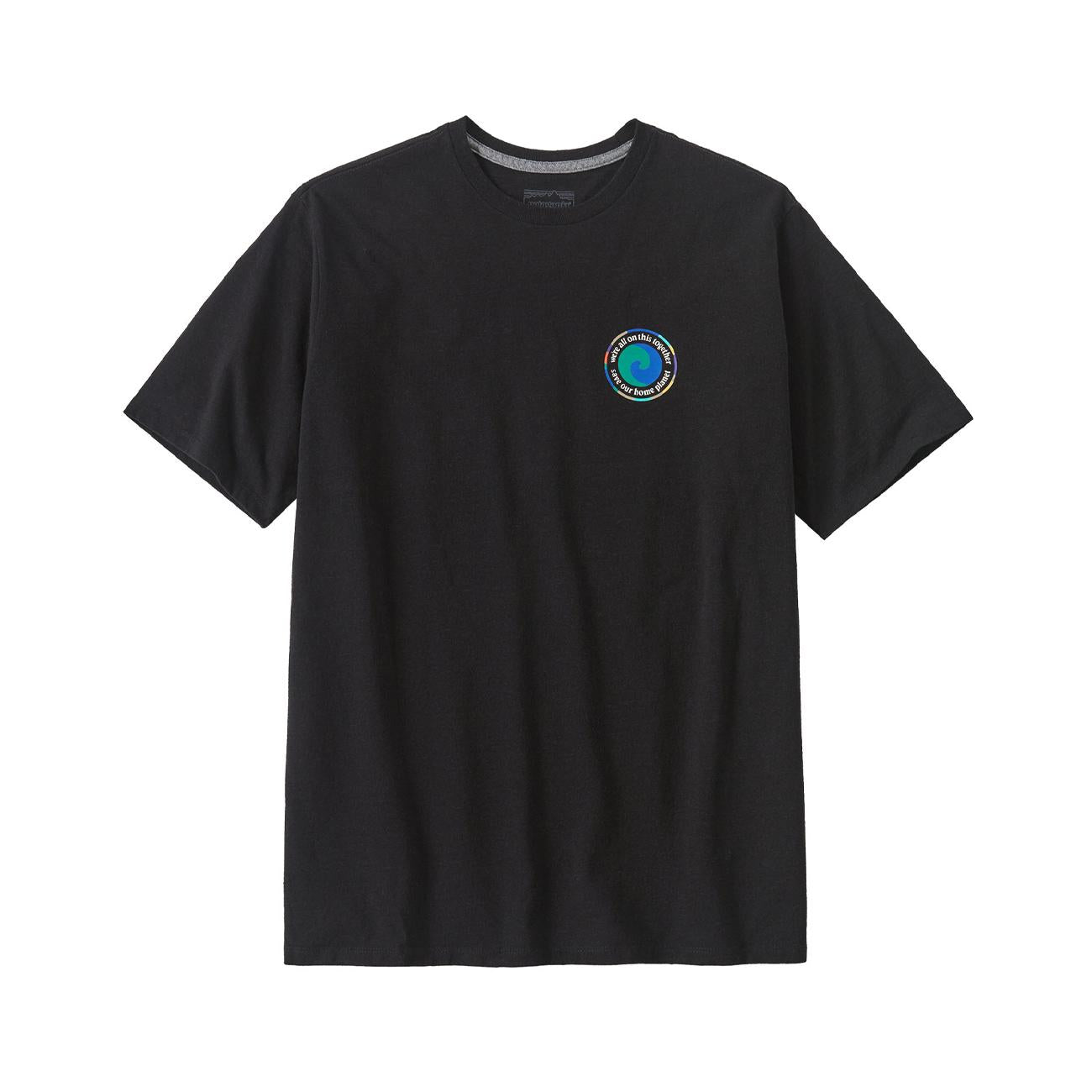 T-Shirt Unity Fitz Responsabili-Tee Uomo Ink Black 37768 INBK INK BLACK PATAGONIA 