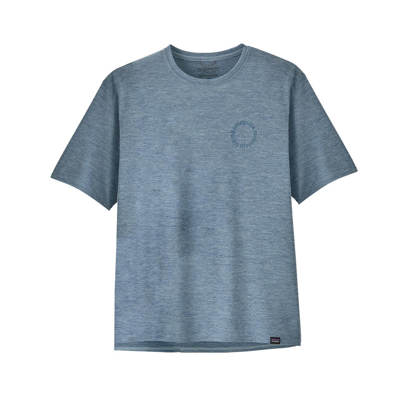 T.SHIRT U. M`S CAP COOL DAILY GRAPHIC SHIRT PATAGONIA 45385 SLBX SPOKE STENCIL  BLUE X/DYE PATAGONIA 