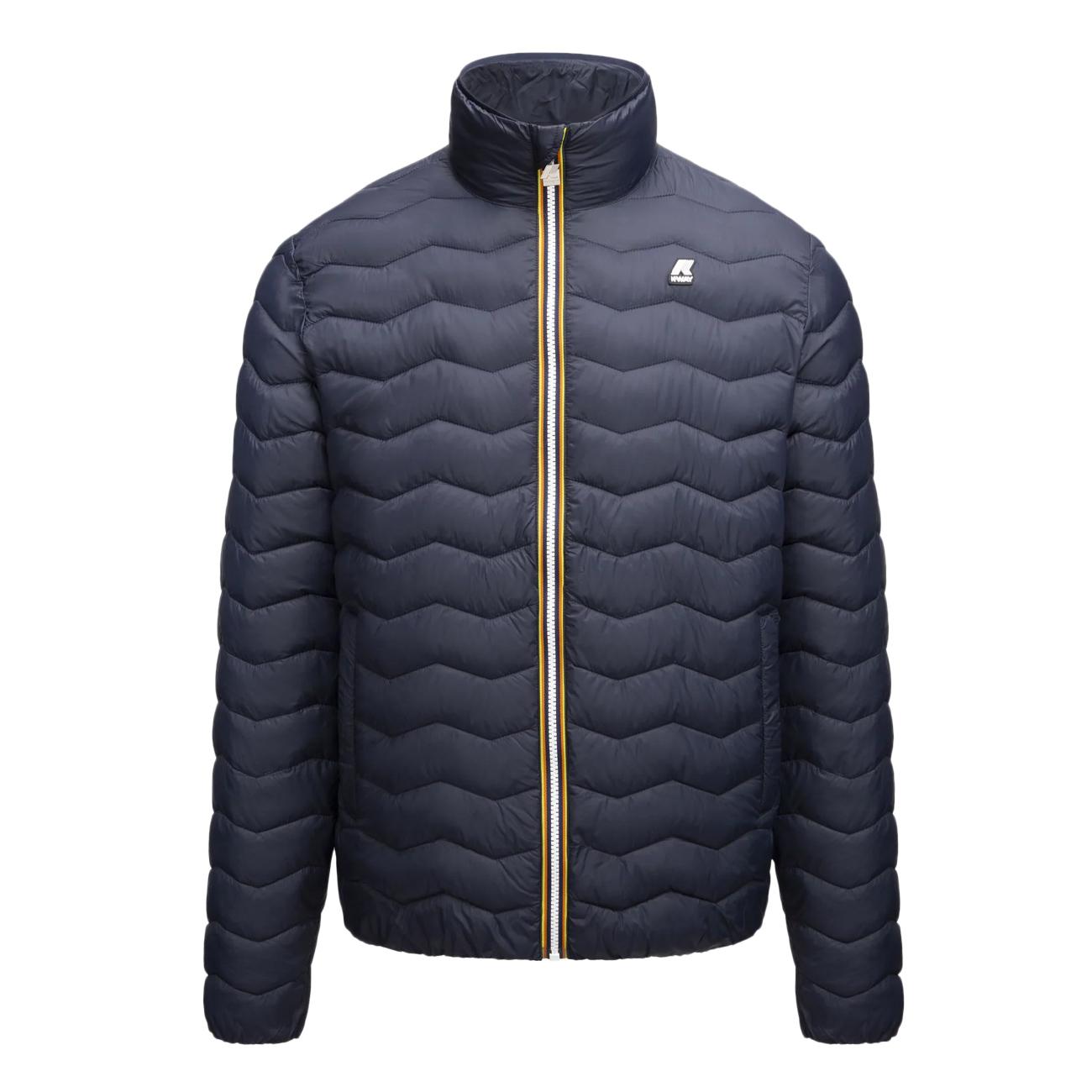 Giubbotto Valentine Eco Warm Onde Uomo Blu Navy K6115GW K89 BLU NAVY K-WAY 