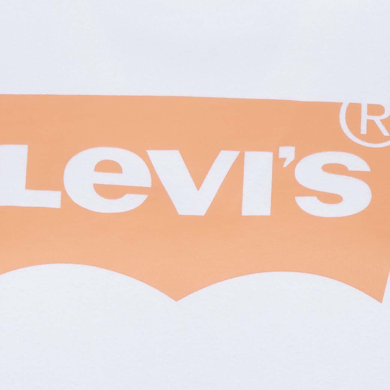 Felpa Logo Graphic Standard Donna White Nude LEVI/17487/0074 WHT.NUDE LEVIS 