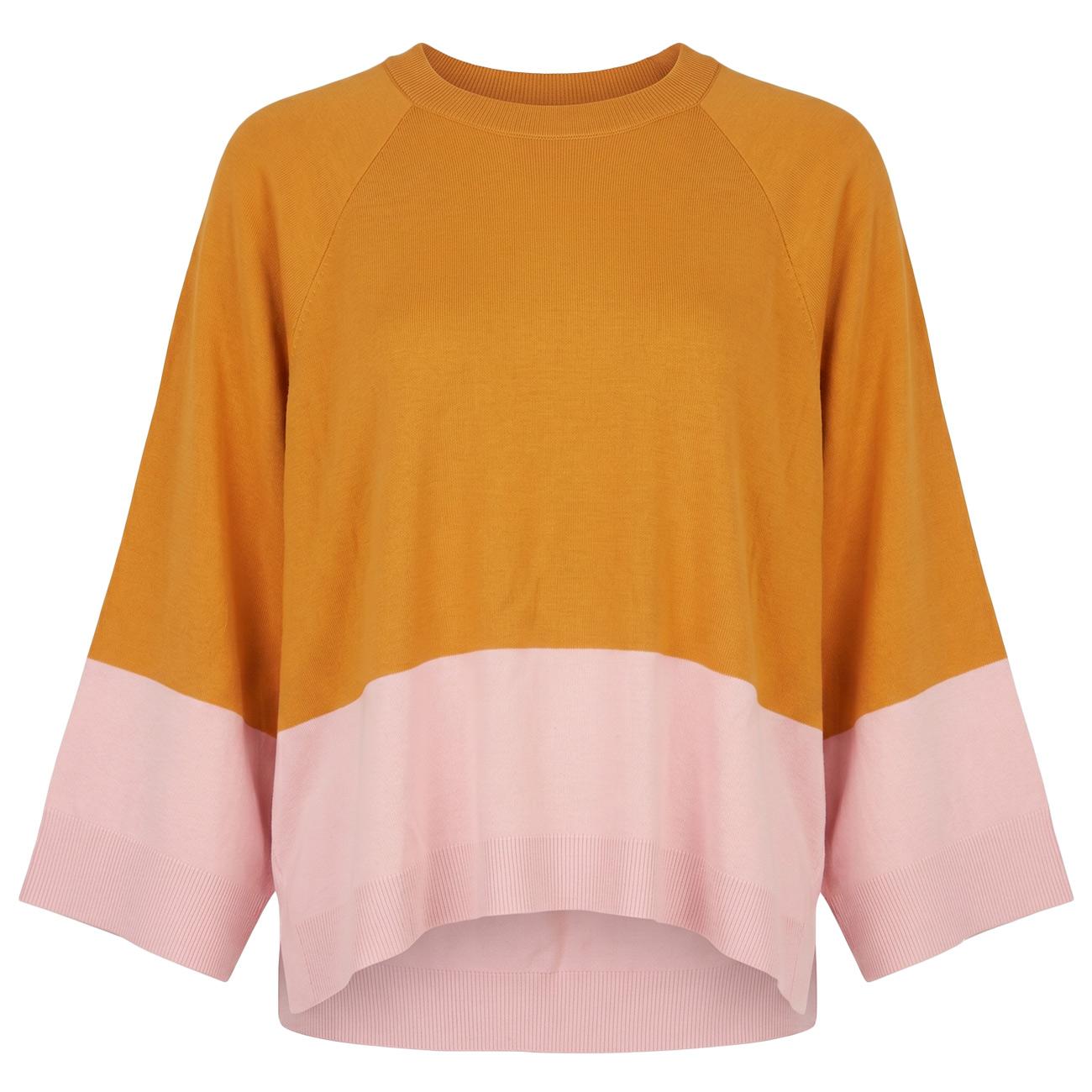 AKEP Maglia Girocollo MGKD13076 ARANCIO/ROSA 