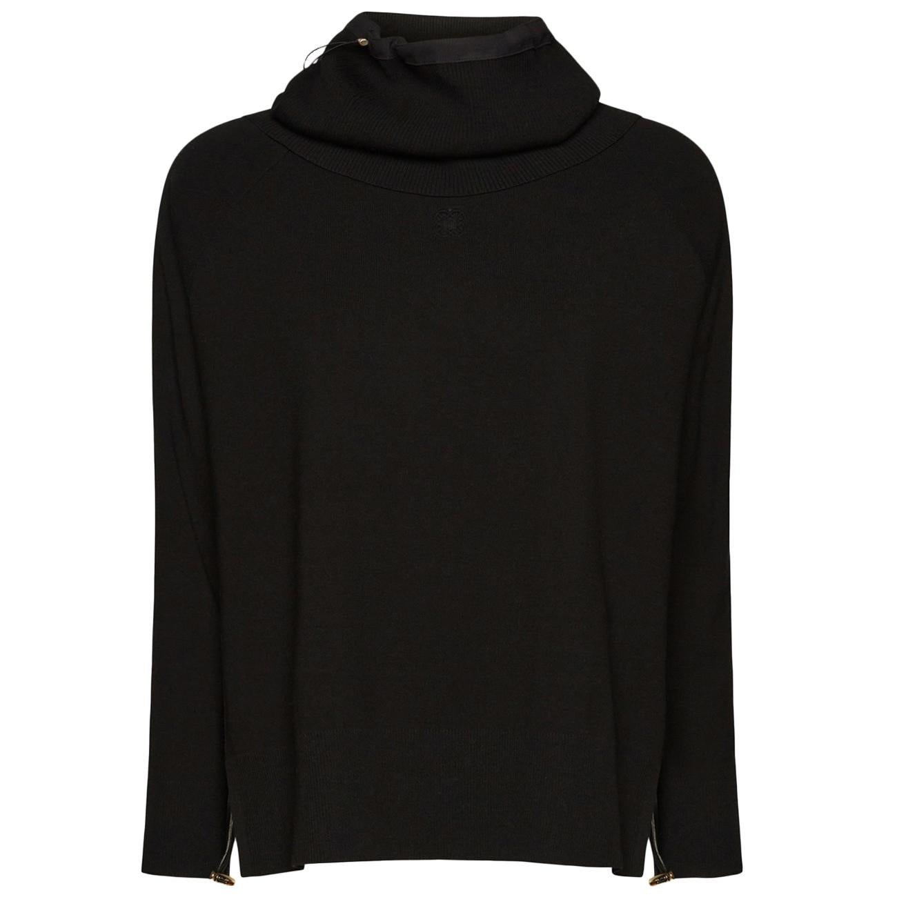 Maglia Con Bordi A Righe M448Z000576N 0A1 BLACK/GESSO ELENA MIRO' 