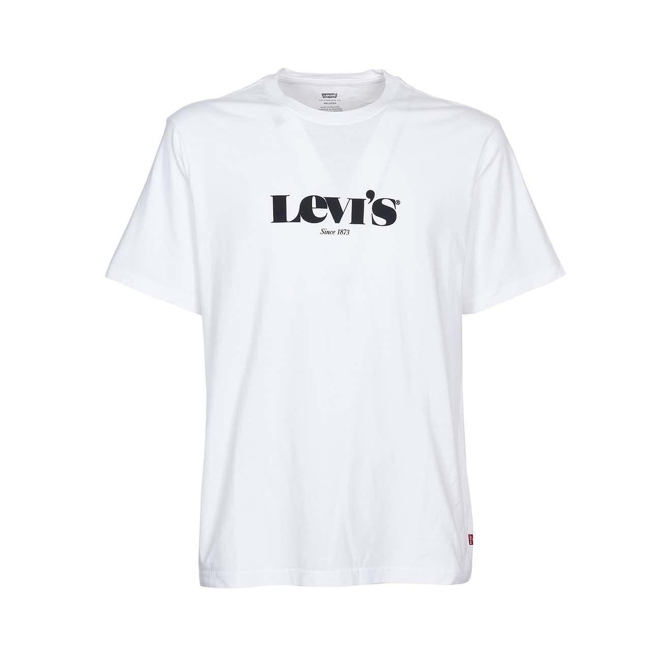 T-Shirt Mv Ssnl Uomo White Black LEVI/16143/0083 WHITE/BLACK LEVIS 