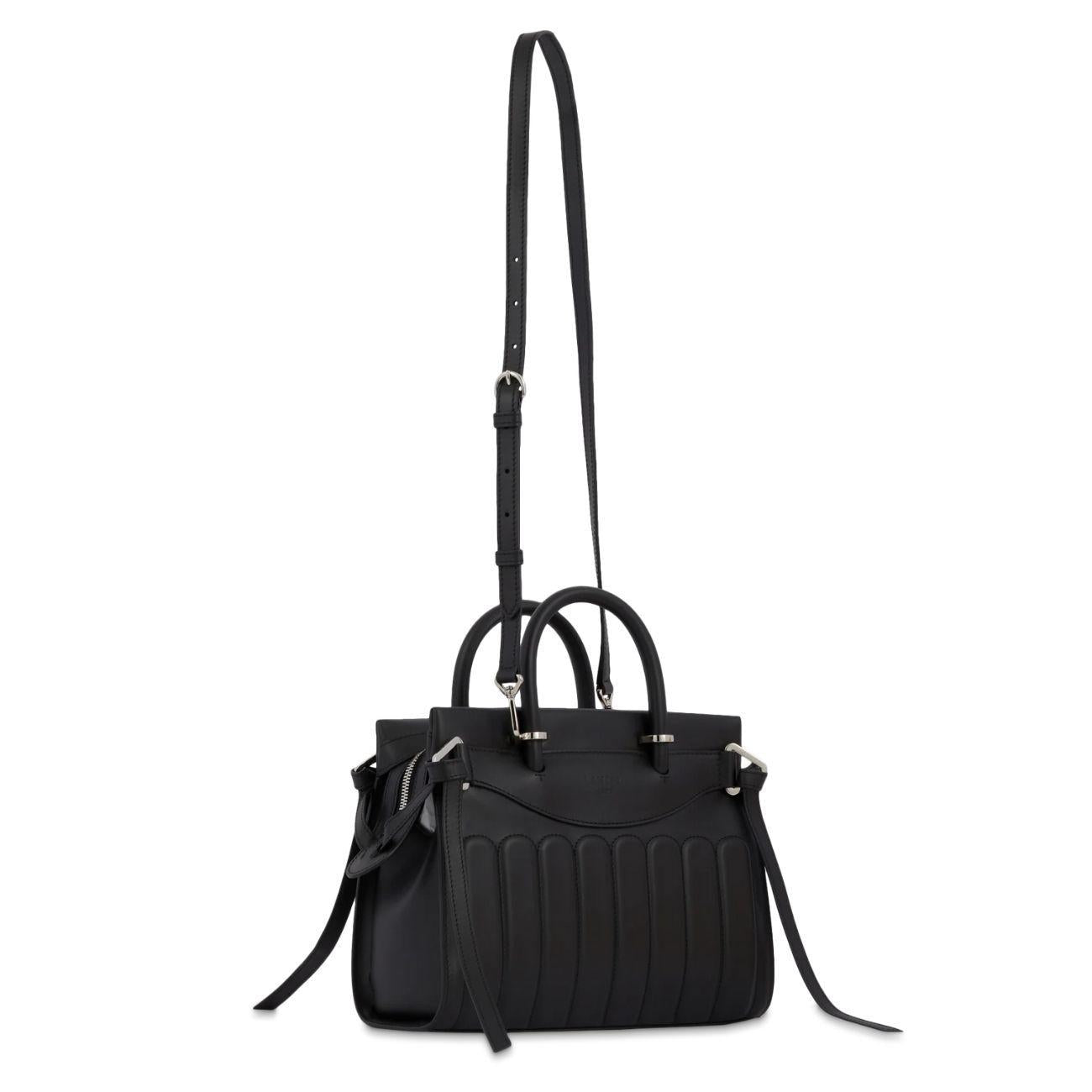 BORSA D. RODEO CUIR VACHETTE LISSE S CARRYALL LANCEL A12338 10 NOIR LANCEL 