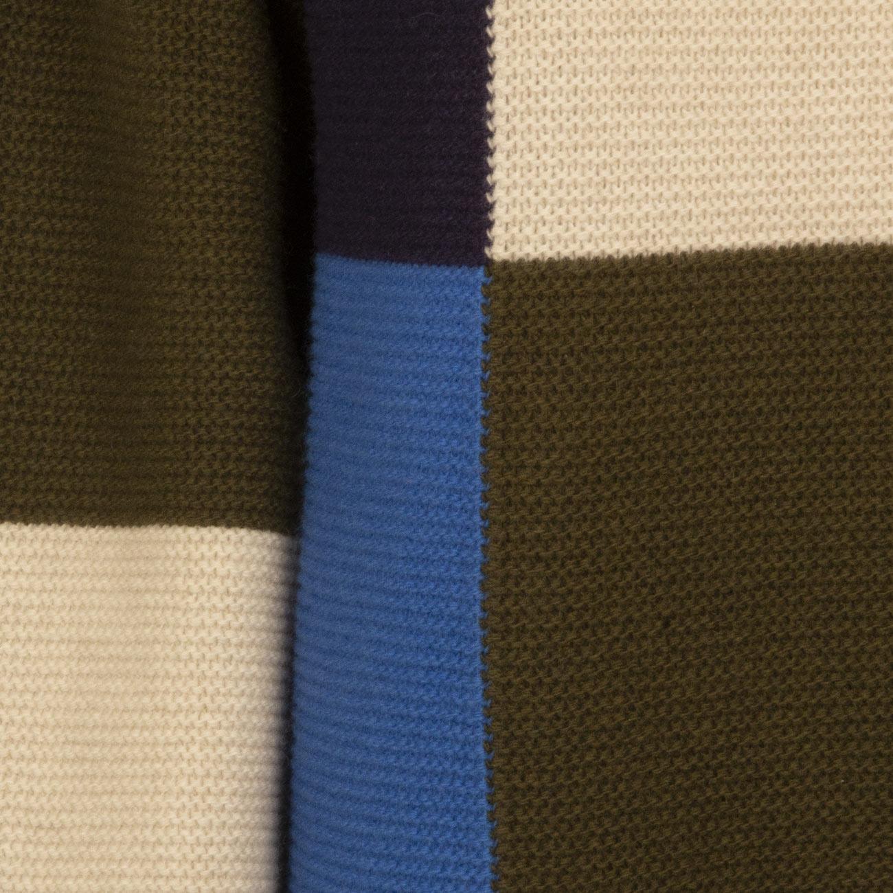 Maglia D. Collo Alto Intarsio Quadri Jucca J3611101 386 LAPIS JUCCA 