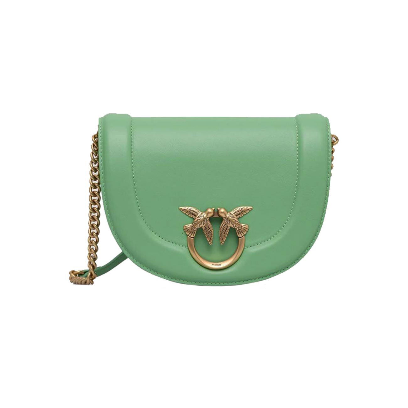 Borsa Love Round Click Mini Donna Verde Menta 101969/A0QO T36Q VERDE MENTA PINKO BAGS 
