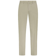 CRUNA PANTALONI SLIM TAPERD FIT CINTURA ELASTICA IN TELA DI LANA MITTE1714 122 BEIGE 