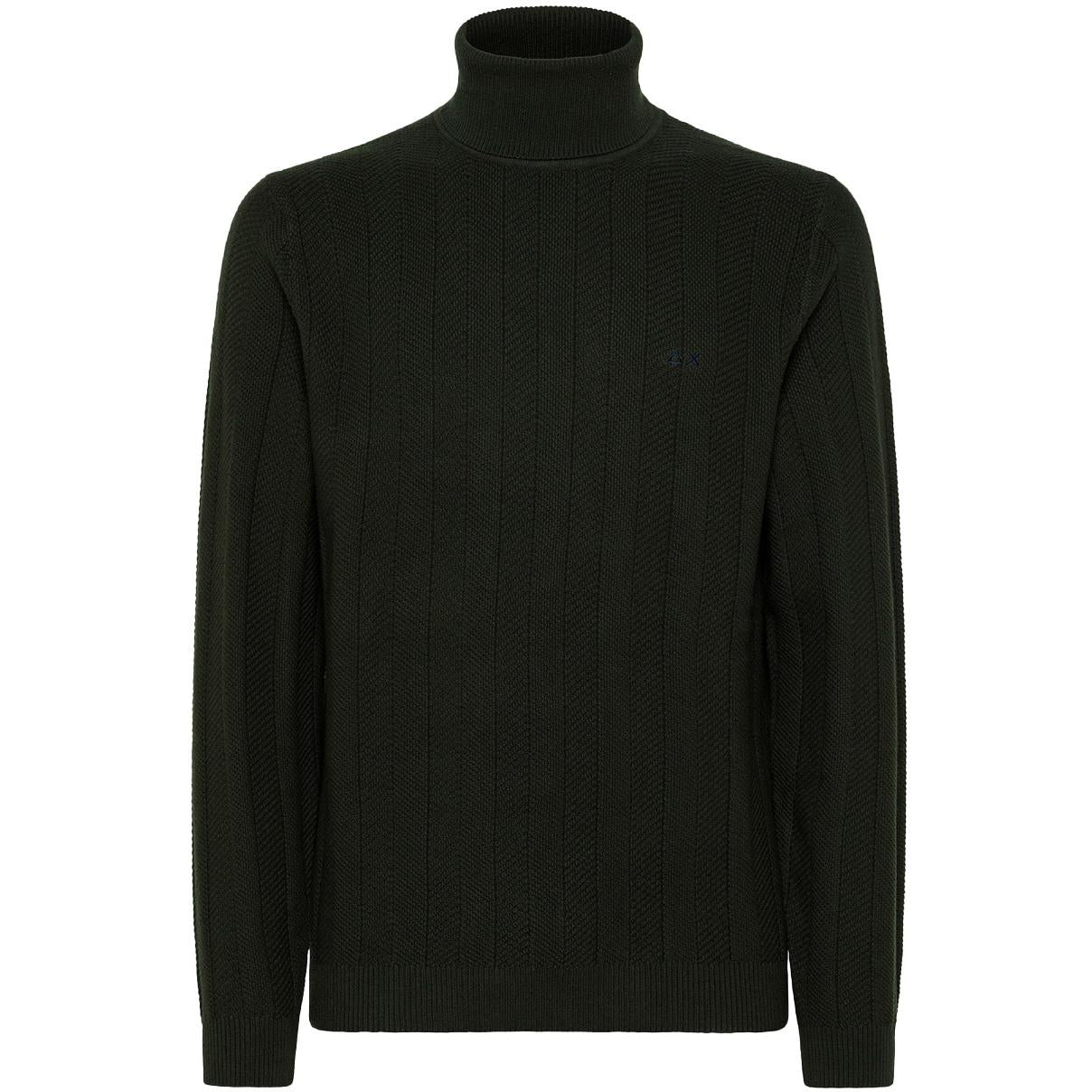 Dolcevita Turtle Knit Uomo Militare Scuro K42118 74 MILITARE SCURO SUN68 