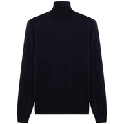 Maglia A Collo Alto In Lana Merino D0D104 790 NAVY DRUMOHR 