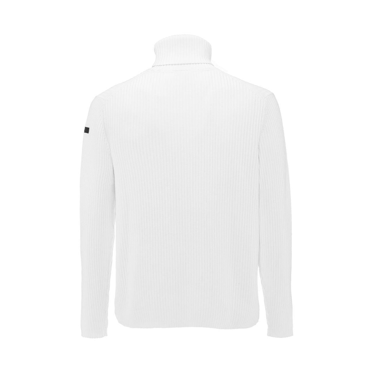 Dolcevita A Coste In Cotone Uomo Bianco W21116 09BIANCO RRD 