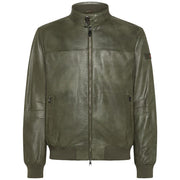 Bomber di pelle fiona tt effetto vintage PEU5632 99012331 689 VERDE PEUTEREY 