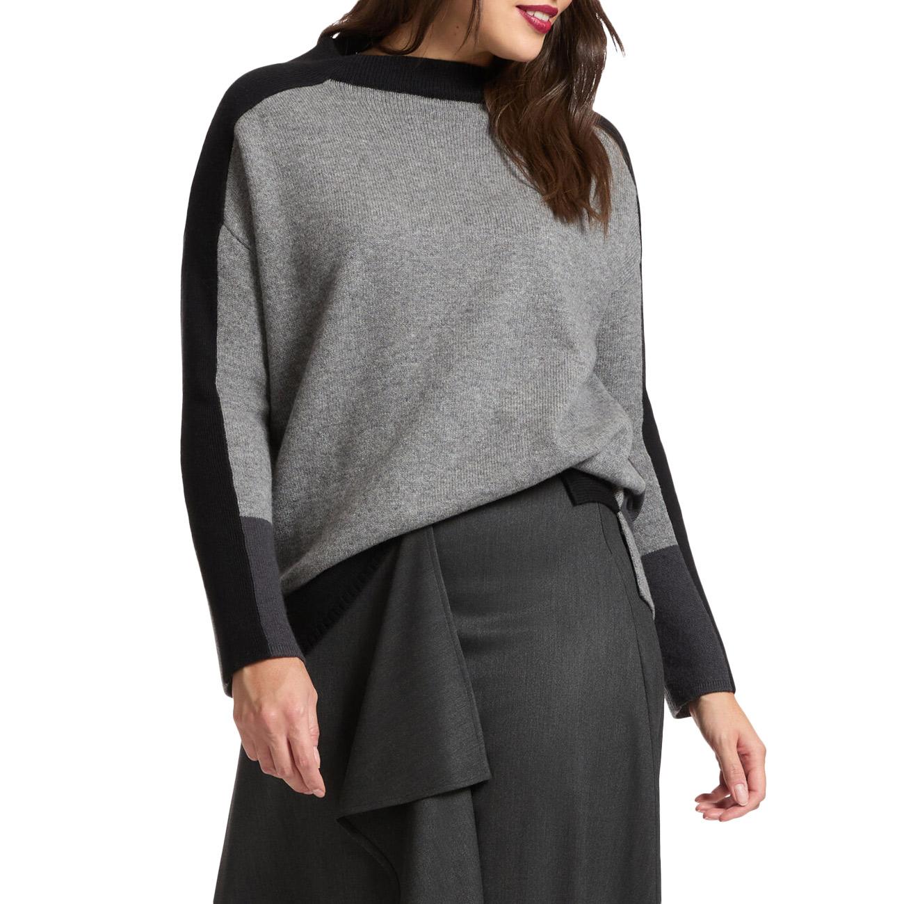 Maglia Colour Block In Lana M446E001863N 0B3 FANTASIA ELENA MIRO' 