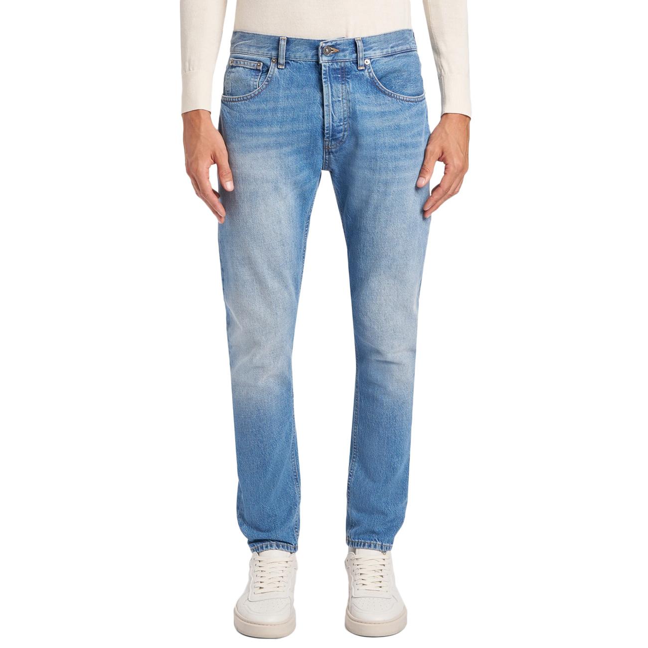 Jeans Dian Carrot In Denim Fisso UP576-DF0283-LH7-DU-W25 800 BLU CHIARO DONDUP 