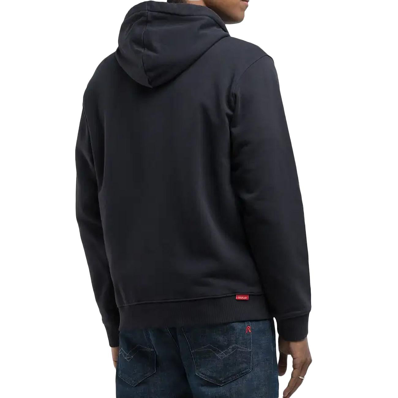REPLAY Felpa Full Zip Uomo Blu Scuro M3107.000.23808 970 DARK BLUE 