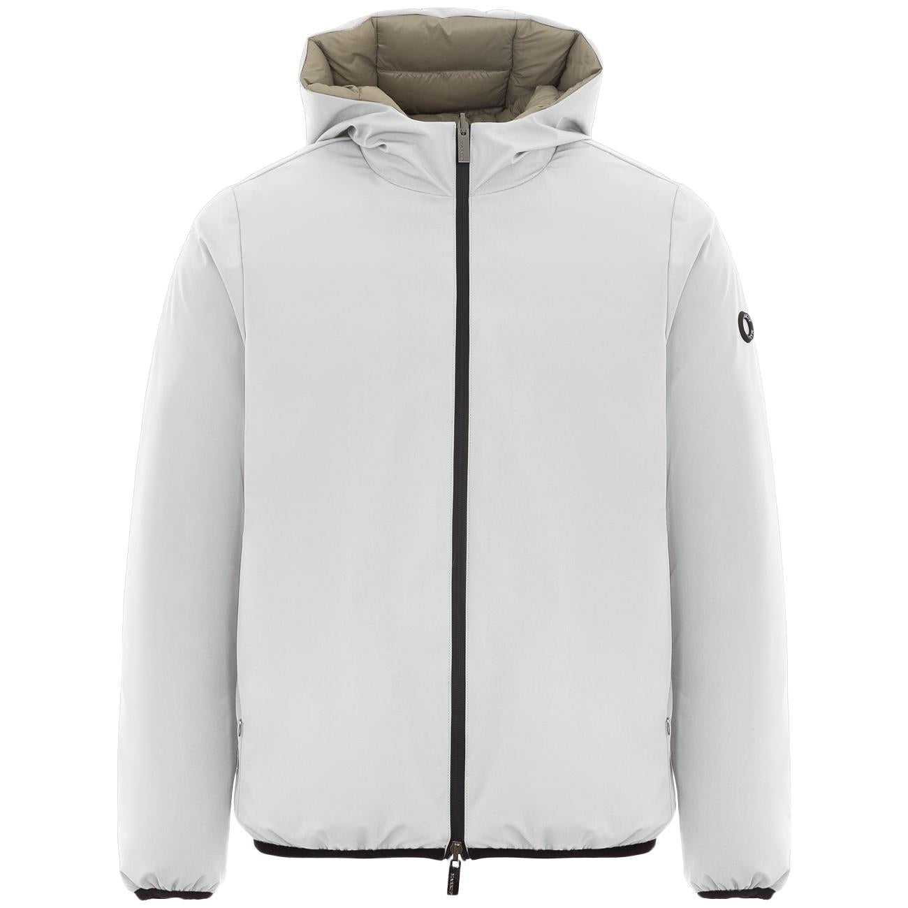 Bomber Con Cappuccio Reversibile MK24008 GHIACCIO MARKUP 